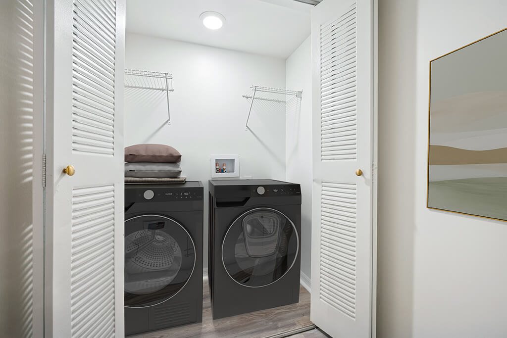 Closet at Emerald Dunes Apartments in Miami Gardens FL
